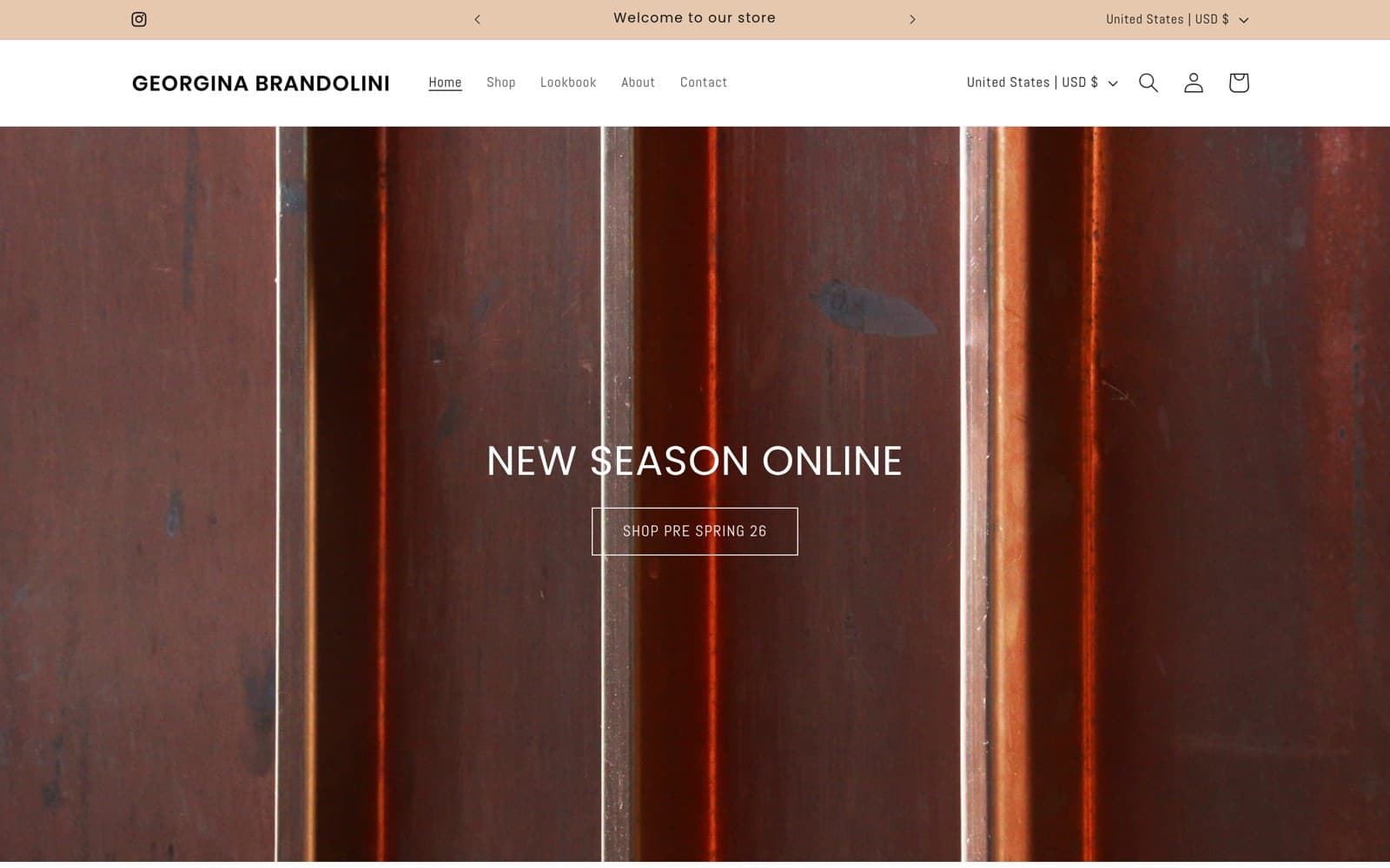 Georgina Brandolini — site preview